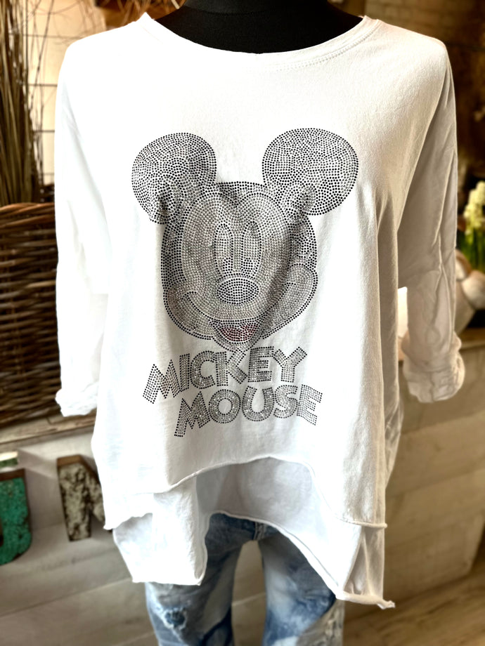 Shirt mit Micky Mouse Druck