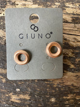 Lade das Bild in den Galerie-Viewer, Giuno Metall Ohrring Rose Kreis
